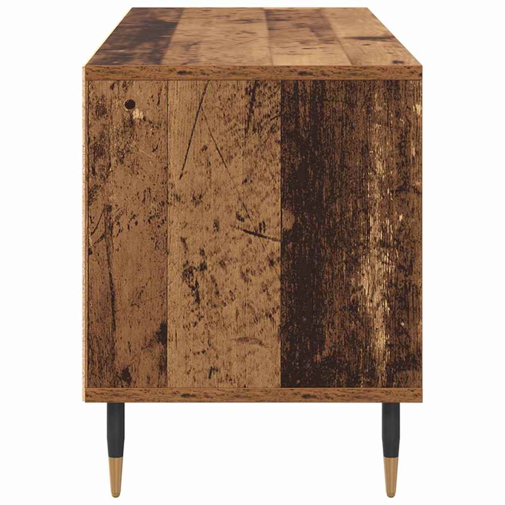 vidaXL Szafka pod telewizor Stare drewno 100 x 34,5 x 44,5 cm