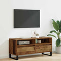 vidaXL Szafka pod telewizor Stare drewno 100 x 34,5 x 44,5 cm