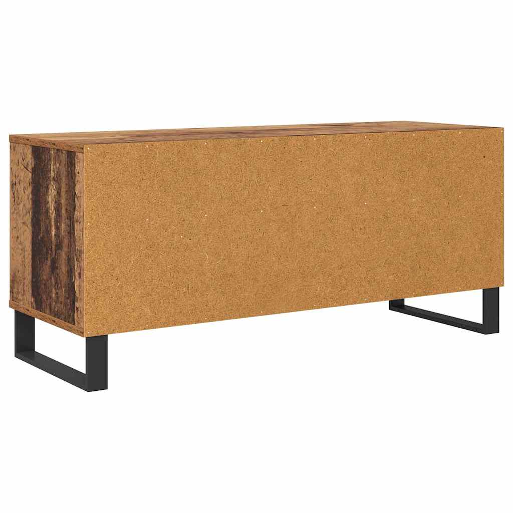 vidaXL Szafka pod telewizor Stare drewno 100 x 34,5 x 44,5 cm