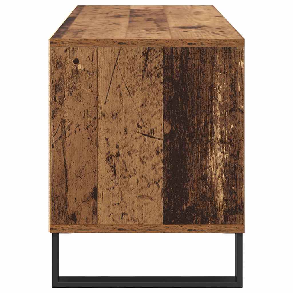 vidaXL Szafka pod telewizor Stare drewno 100 x 34,5 x 44,5 cm
