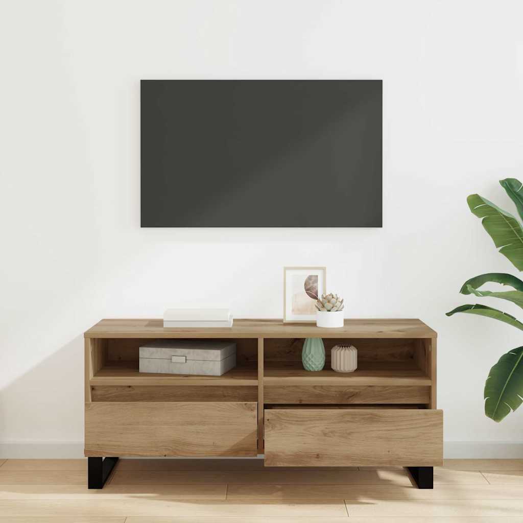 vidaXL Szafka pod telewizor Dąb rzemieślniczy 100 x 34,5 x 44,5 cm
