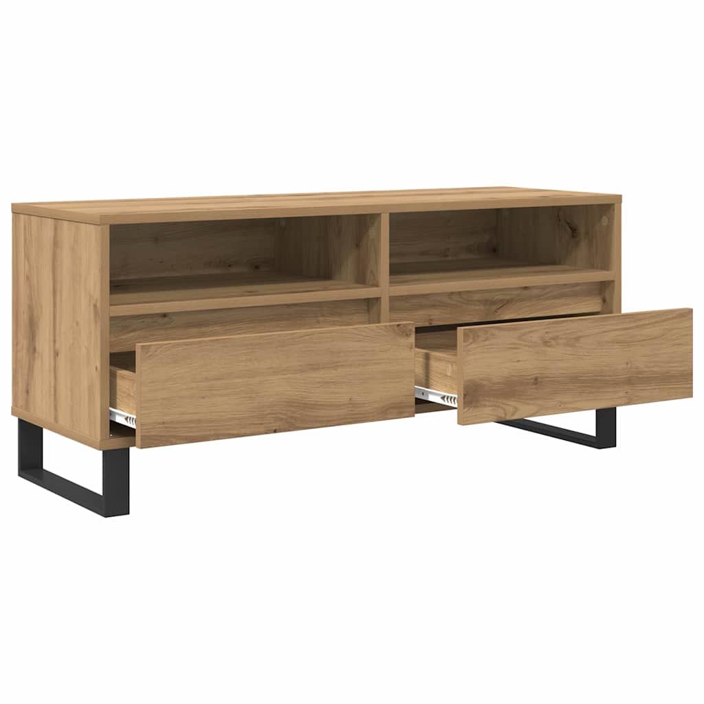 vidaXL Szafka pod telewizor Dąb rzemieślniczy 100 x 34,5 x 44,5 cm