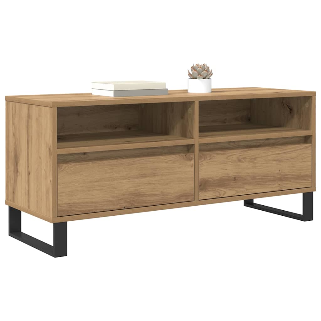 vidaXL Szafka pod telewizor Dąb rzemieślniczy 100 x 34,5 x 44,5 cm