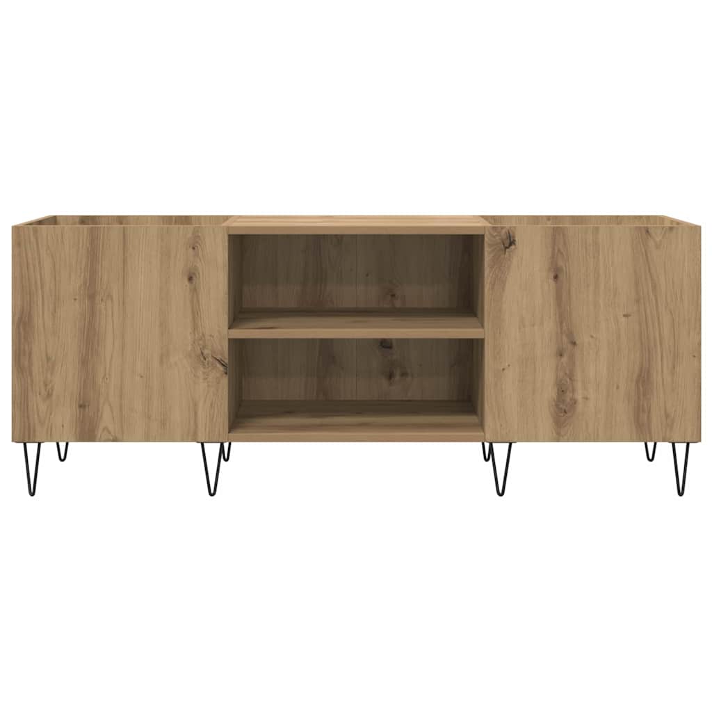vidaXL Szafka na płyty winylowe Dąb rzemieślniczy 121 x 38 x 48 cm