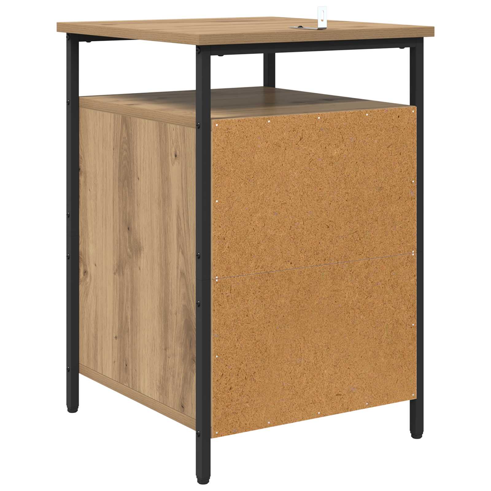 vidaXL Szafka Nocna 2 pcs Dąb rzemieślniczy 40 x 42 x 60 cm