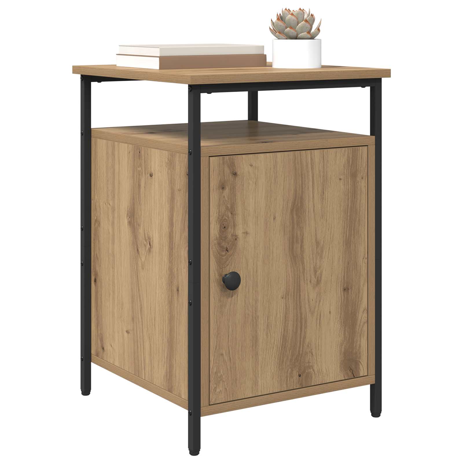 vidaXL Szafka Nocna 2 pcs Dąb rzemieślniczy 40 x 42 x 60 cm
