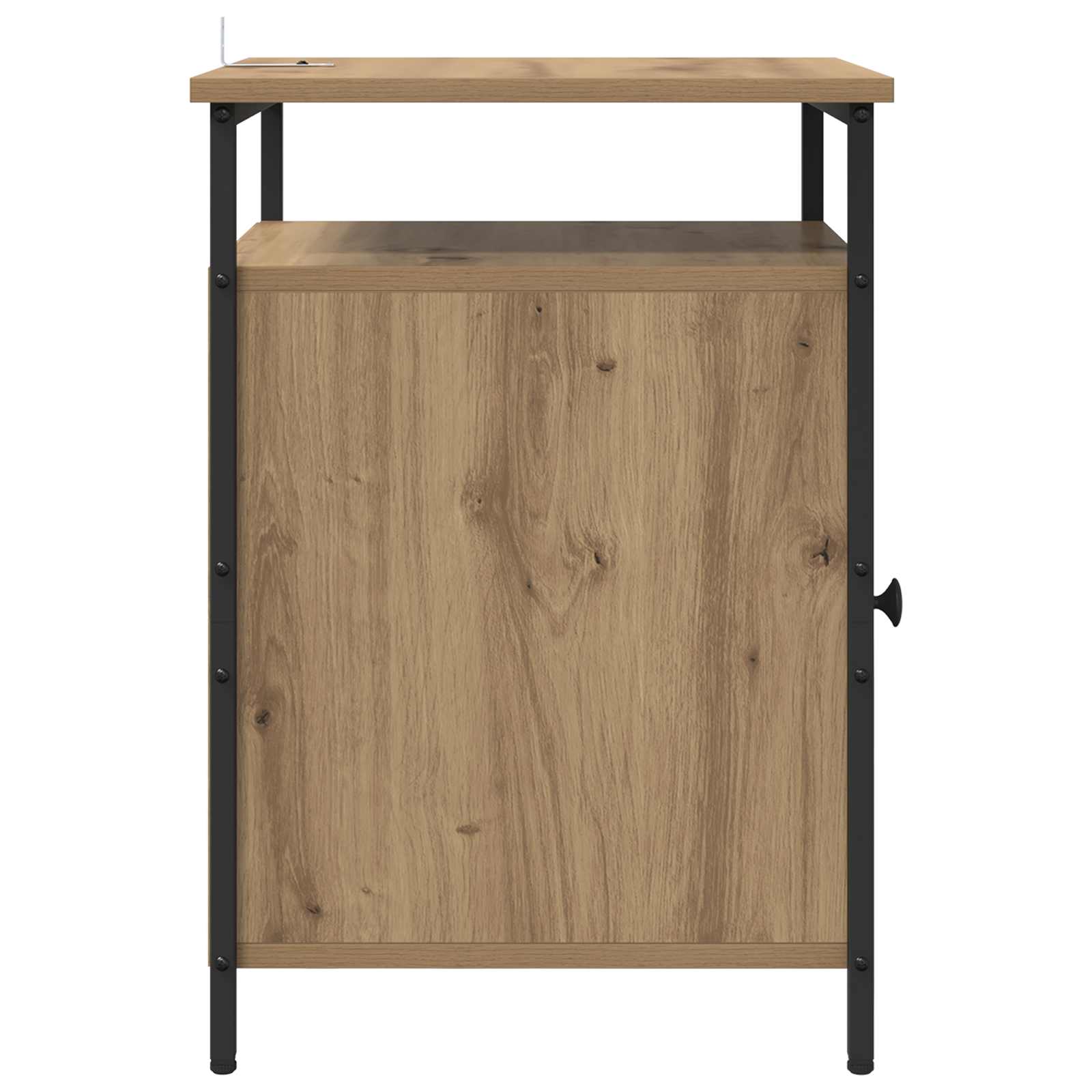 vidaXL Szafka Nocna 2 pcs Dąb rzemieślniczy 40 x 42 x 60 cm