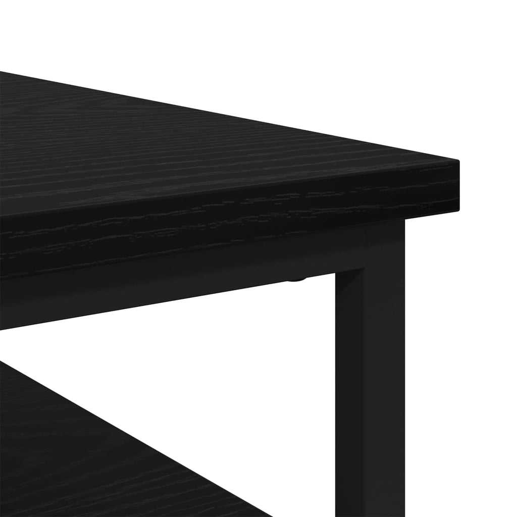 vidaXL Szafka Nocna Czarny Dąb 40 x 42 x 60 cm Materiał drewnopochodny