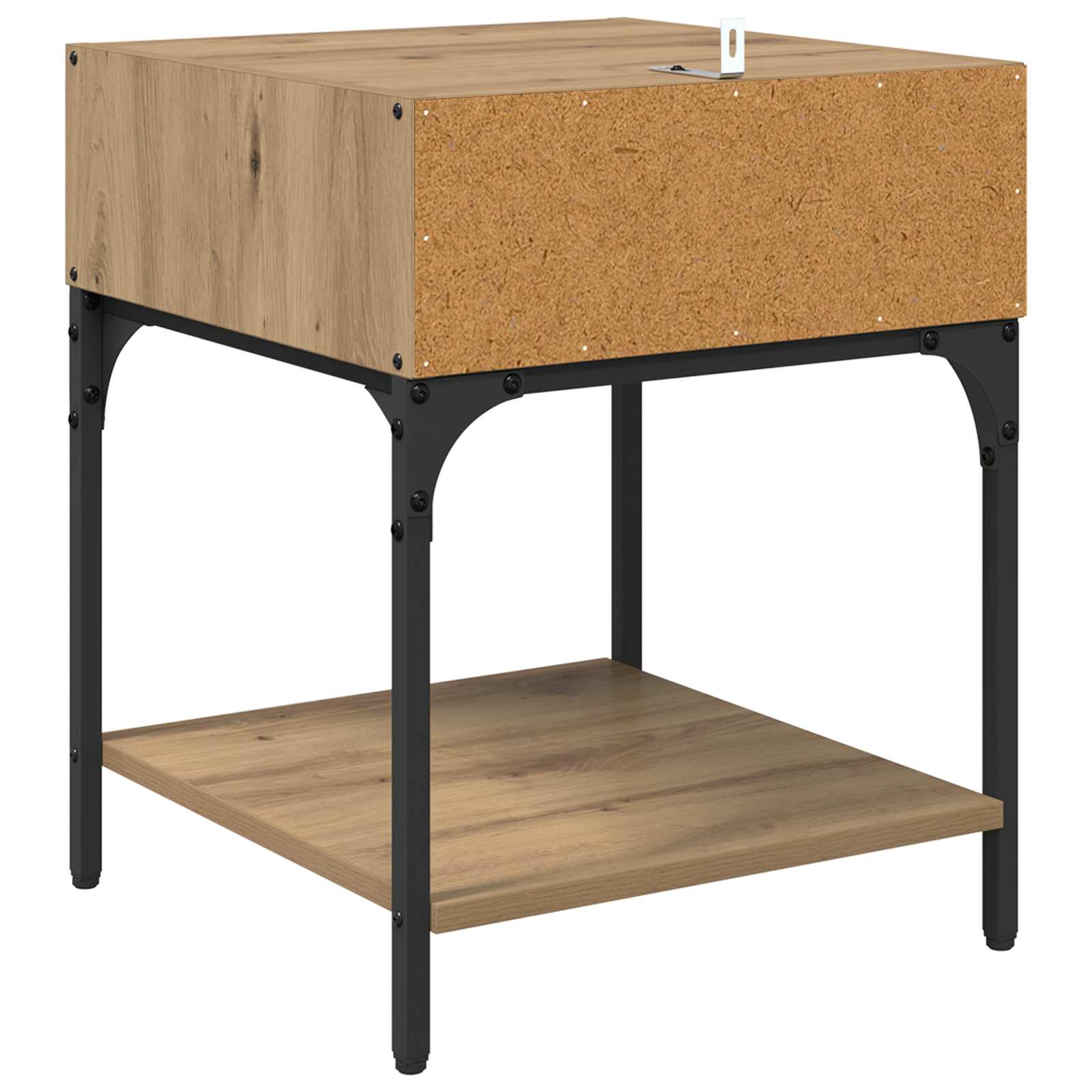vidaXL Stolik nocny 2 pcs Dąb rzemieślniczy 40 x 40 x 50 cm