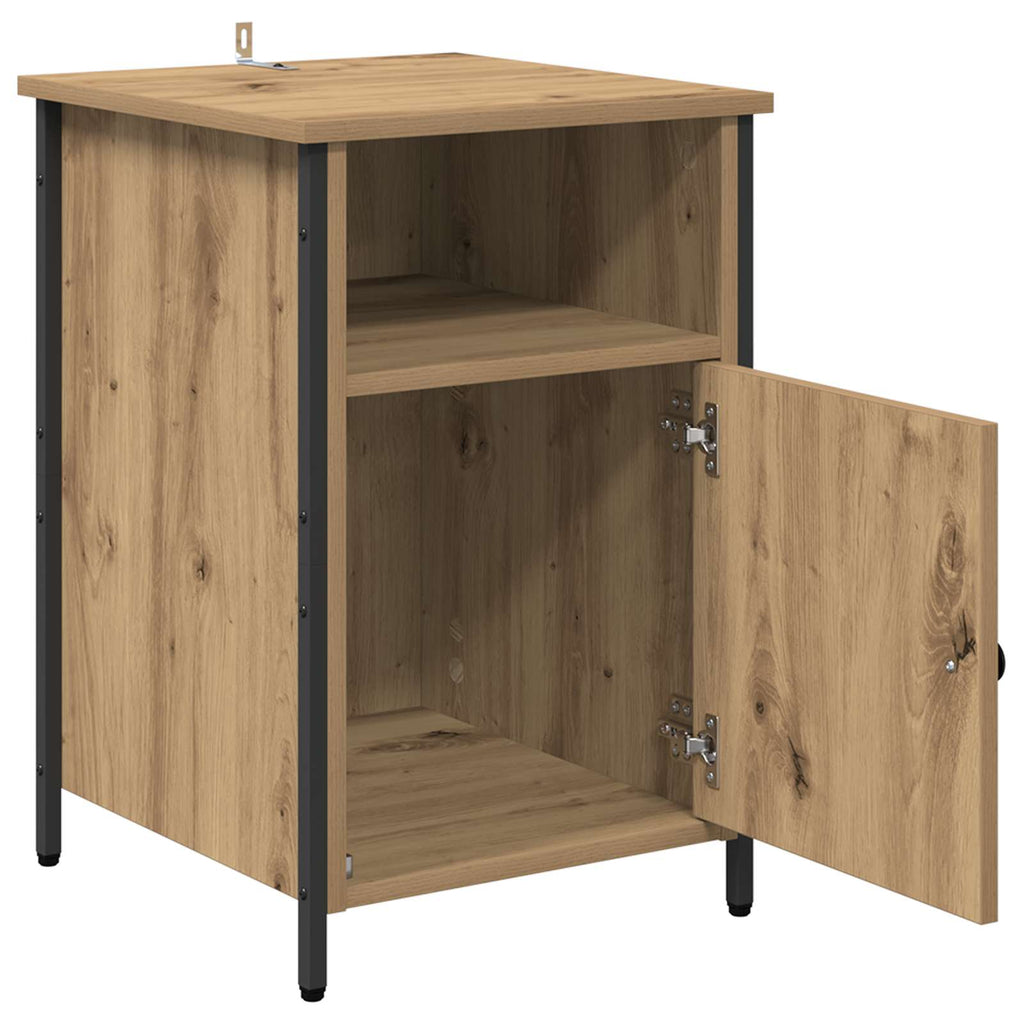 vidaXL Szafka Nocna 2 pcs Dąb rzemieślniczy 40 x 42 x 60 cm