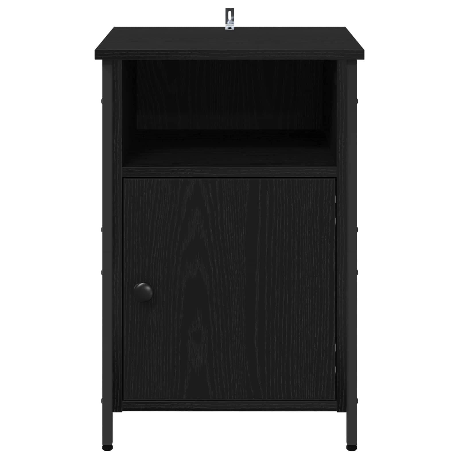 vidaXL Szafka Nocna Czarny Dąb 40 x 42 x 60 cm Materiał drewnopochodny
