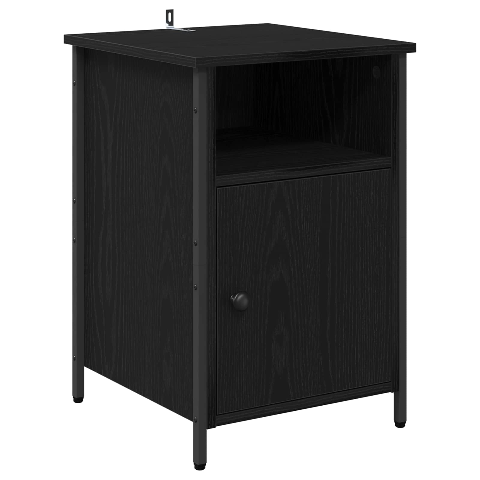 vidaXL Szafka Nocna 2 pcs Czarny Dąb 40 x 42 x 60 cm