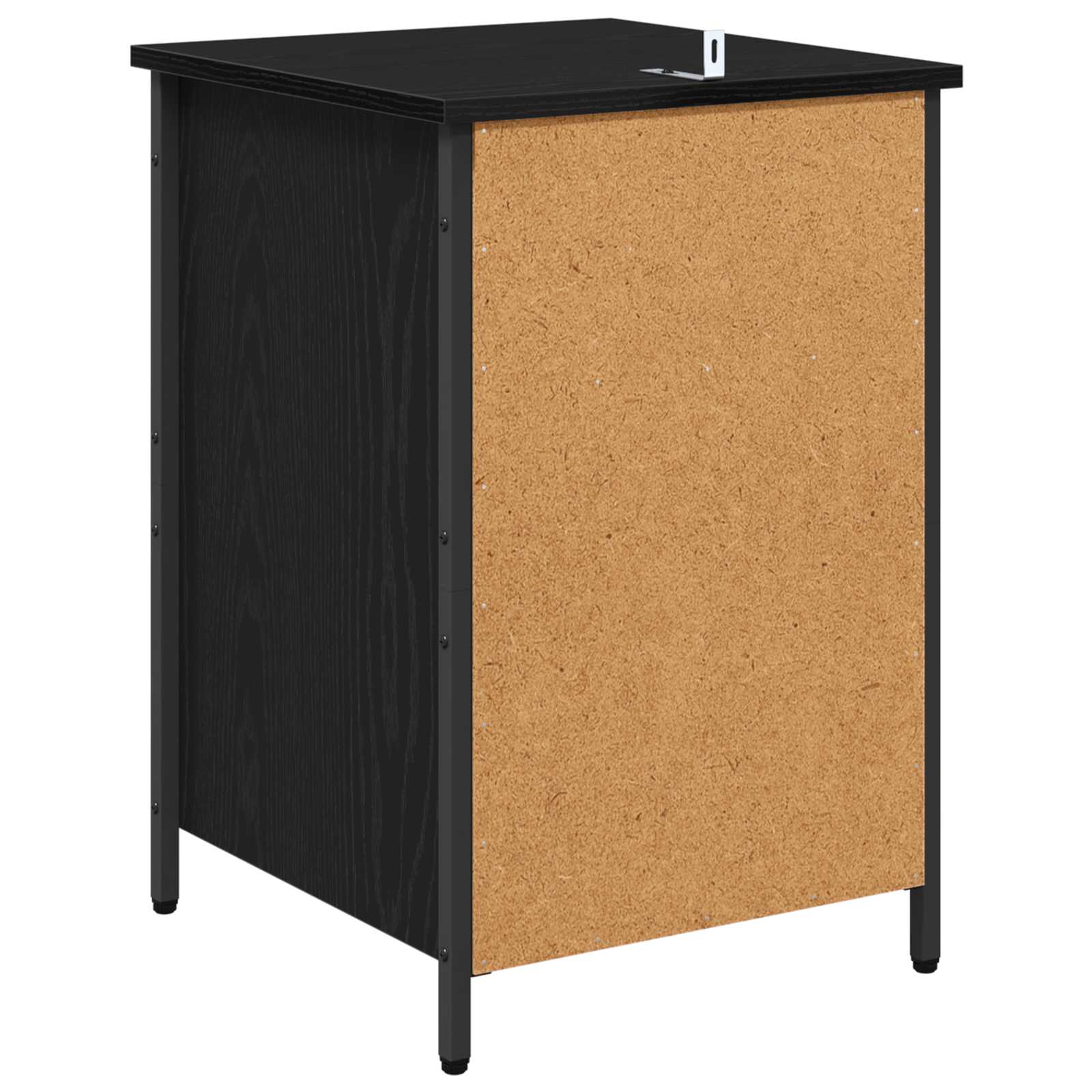 vidaXL Szafka Nocna 2 pcs Czarny Dąb 40 x 42 x 60 cm