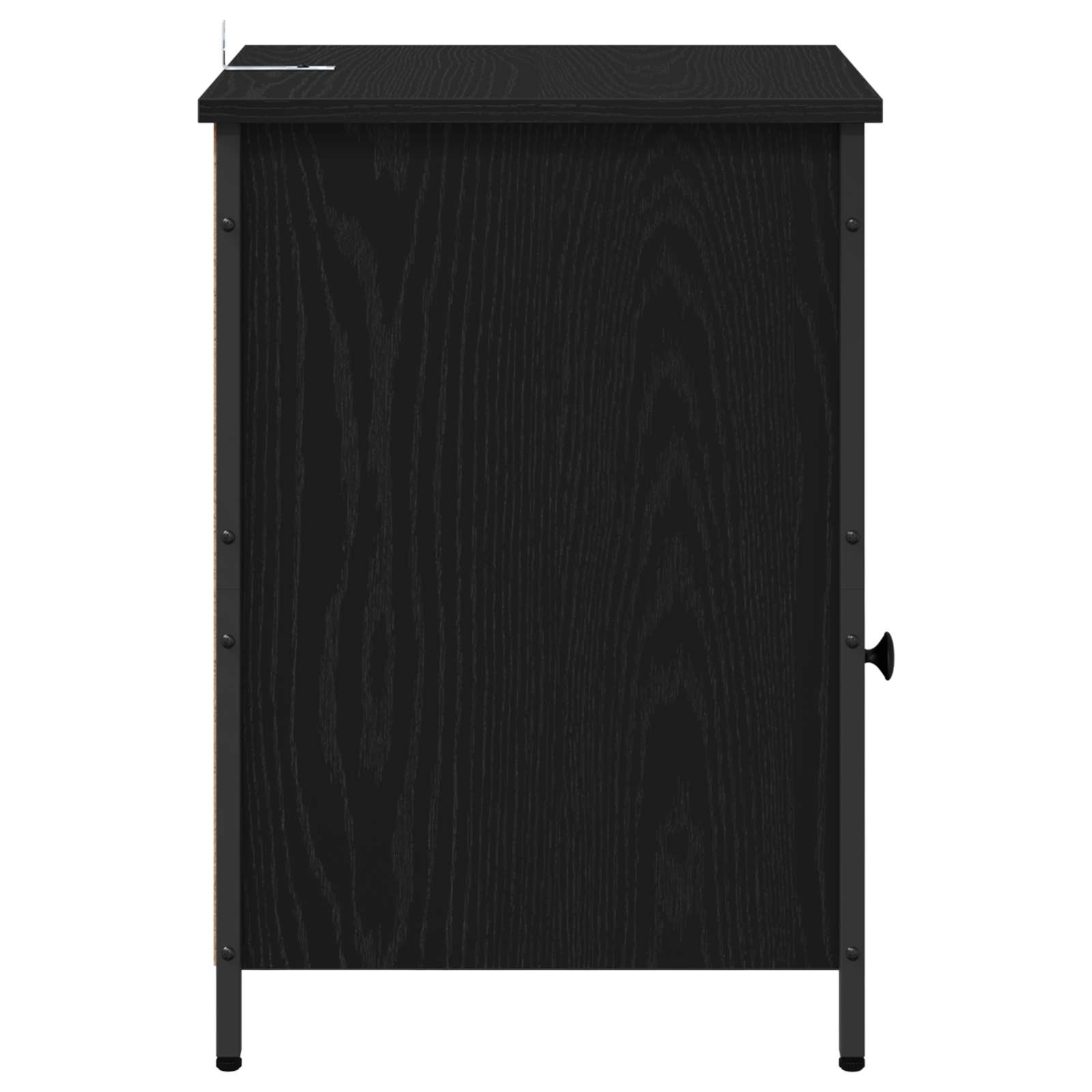 vidaXL Szafka Nocna 2 pcs Czarny Dąb 40 x 42 x 60 cm