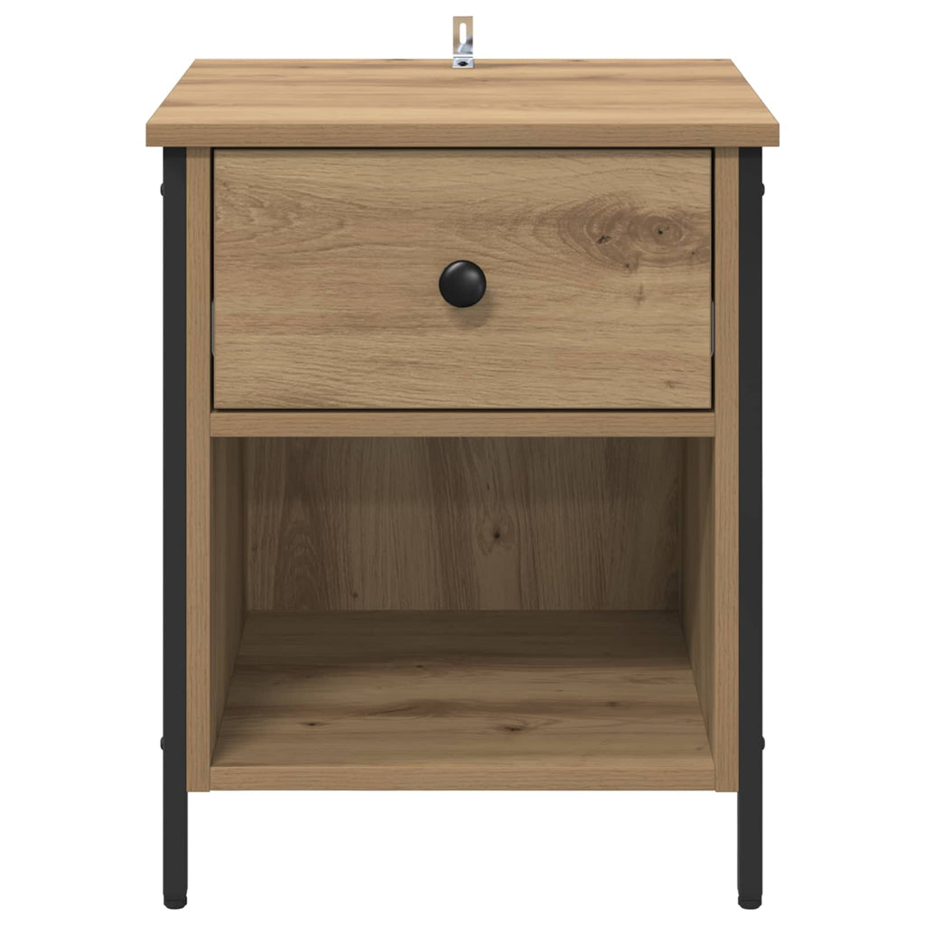 vidaXL Szafka Nocna z szufladą Dąb rzemieślniczy 40 x 42 x 50 cm