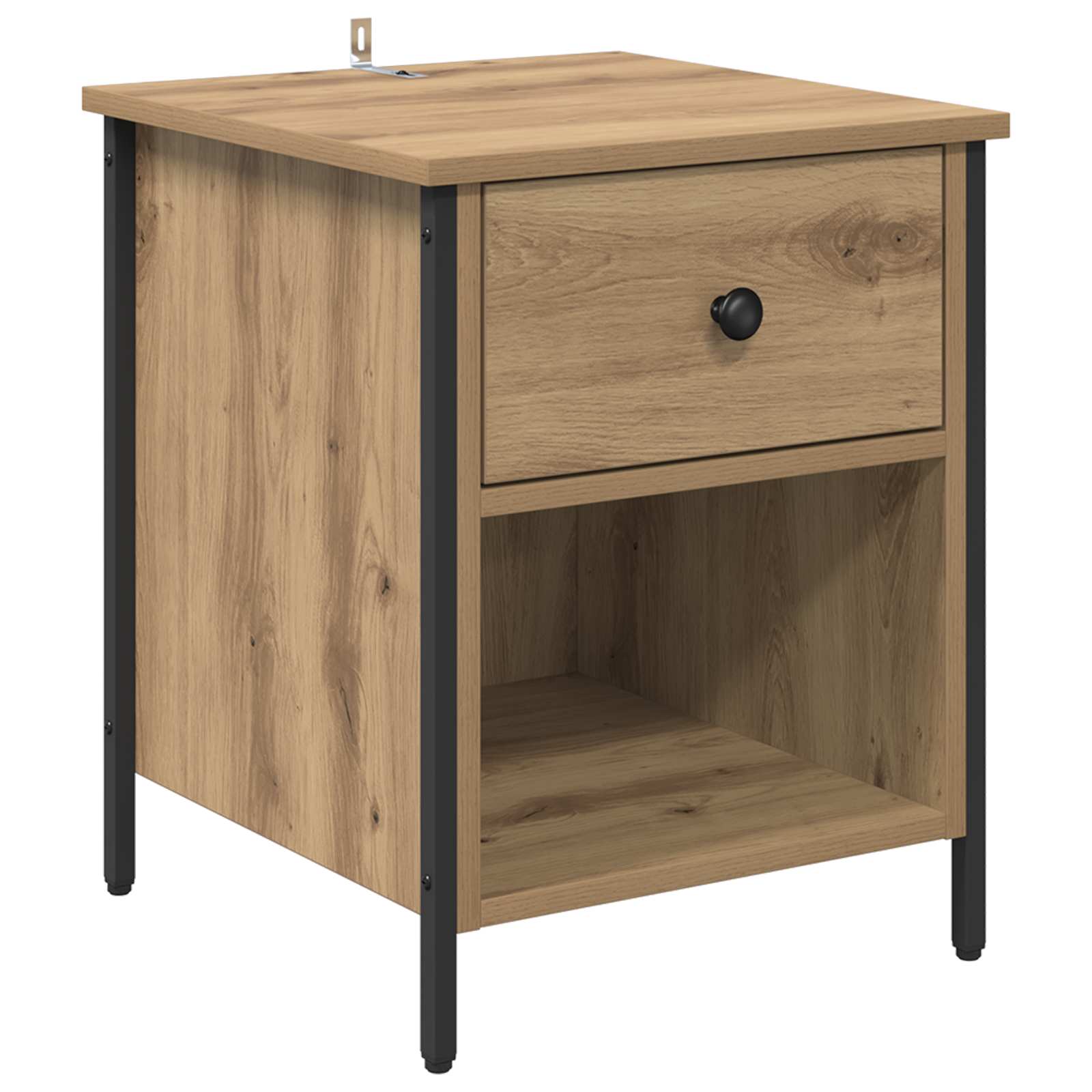 vidaXL Szafka Nocna z szufladą 2 pcs Dąb rzemieślniczy 40 x 42 x 50 cm