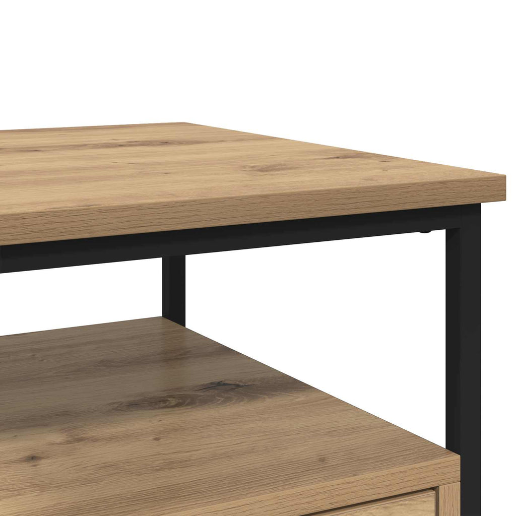 vidaXL Szafka Nocna z szufladą 2 pcs Dąb rzemieślniczy 40 x 42 x 56 cm