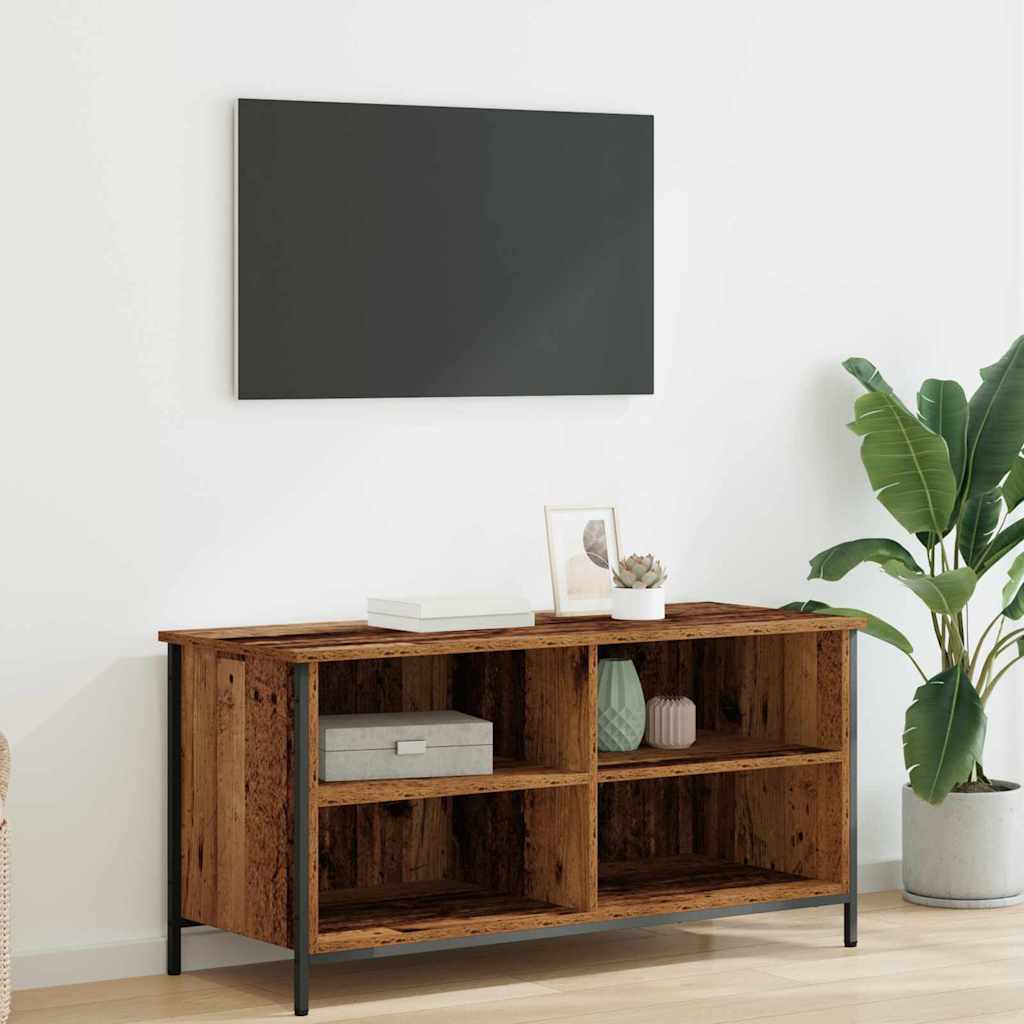 vidaXL Szafka pod telewizor Stare drewno 100 x 40 x 50 cm