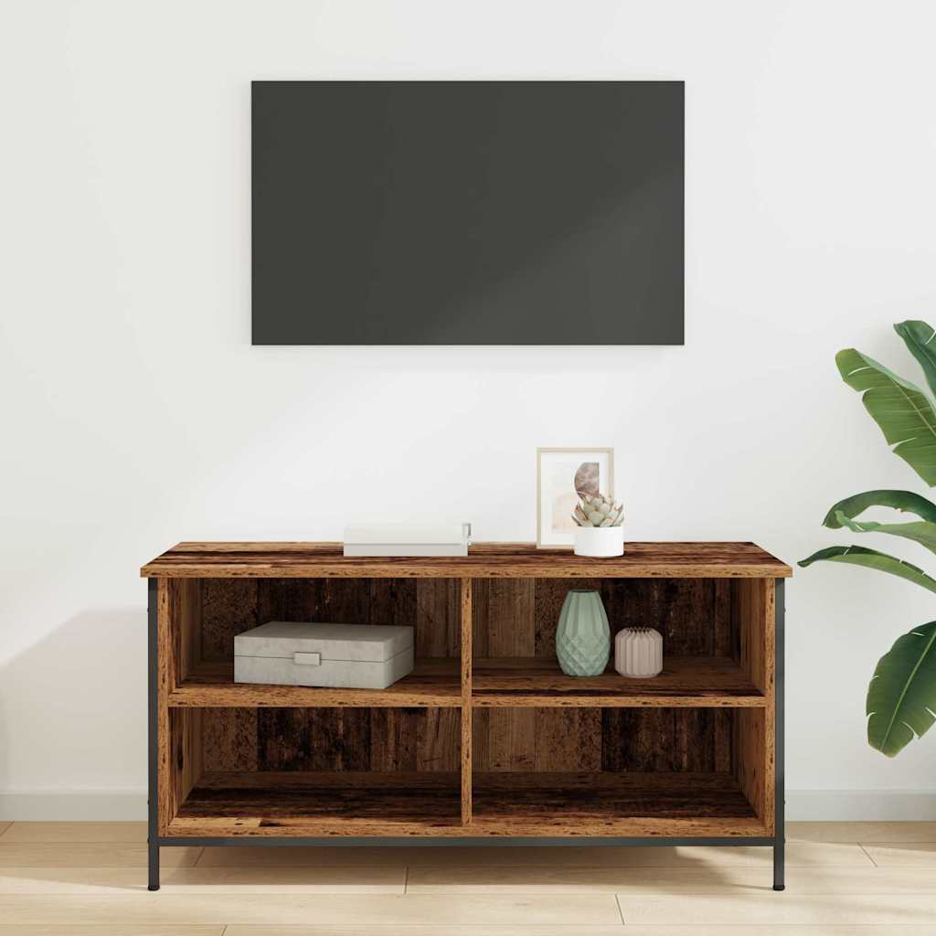 vidaXL Szafka pod telewizor Stare drewno 100 x 40 x 50 cm