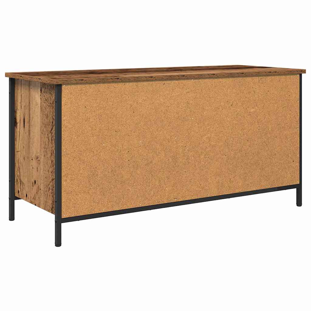 vidaXL Szafka pod telewizor Stare drewno 100 x 40 x 50 cm