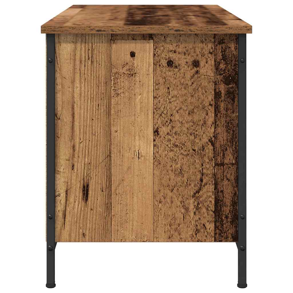 vidaXL Szafka pod telewizor Stare drewno 100 x 40 x 50 cm