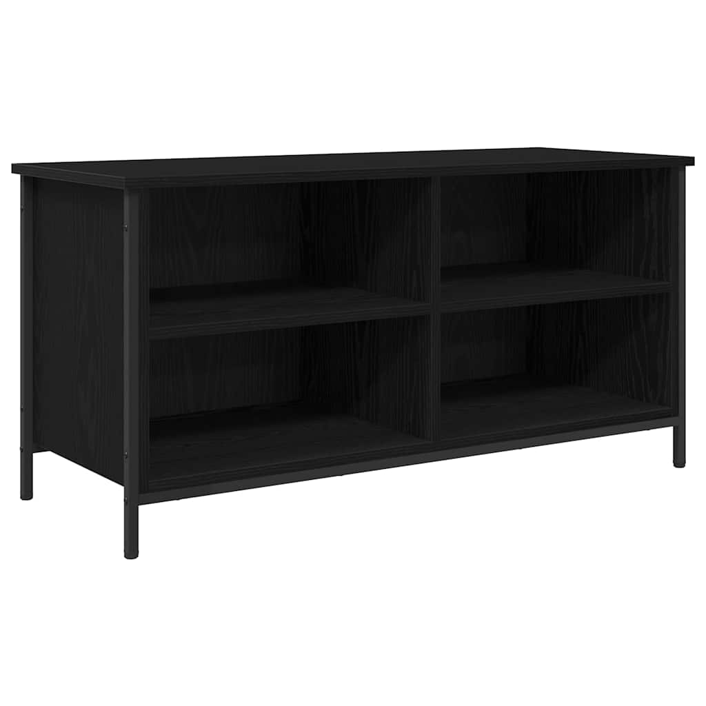 vidaXL Szafka pod telewizor Czarny Dąb 100 x 40 x 50 cm