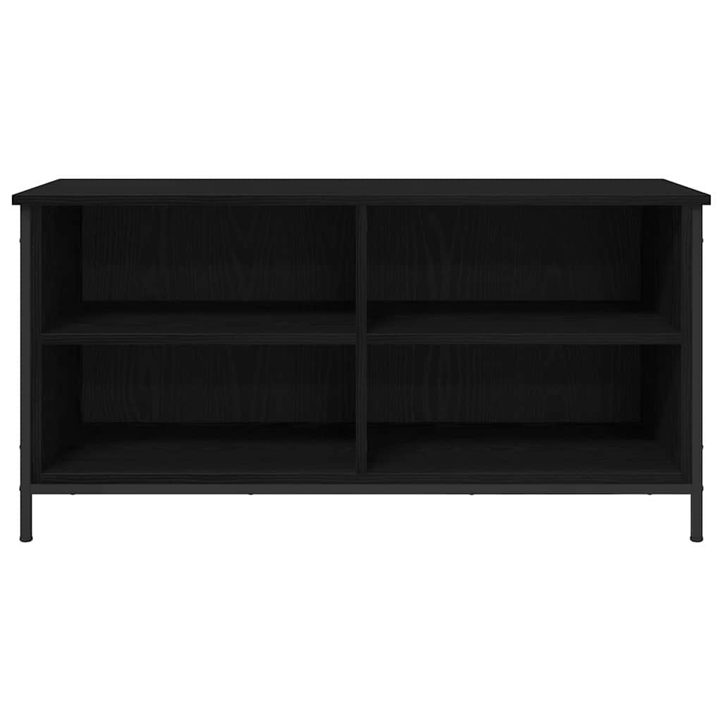 vidaXL Szafka pod telewizor Czarny Dąb 100 x 40 x 50 cm