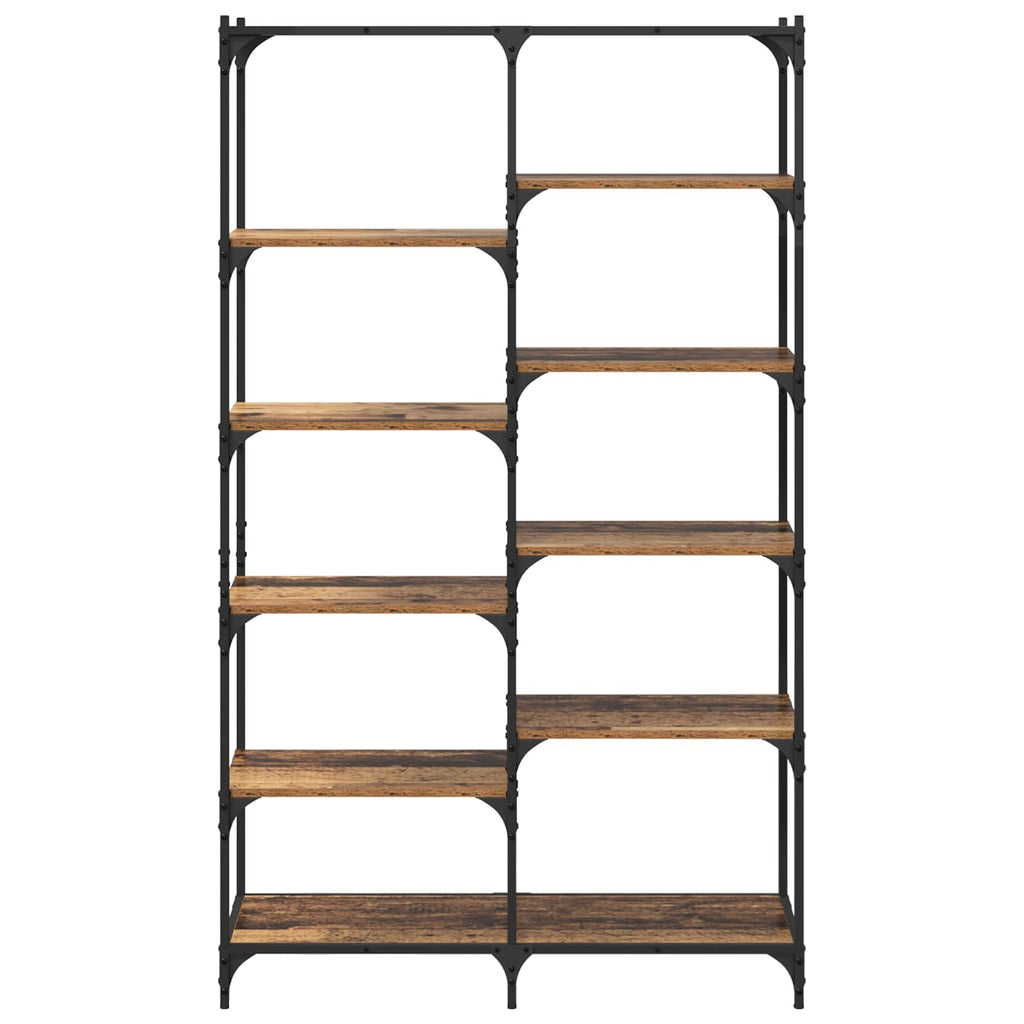 vidaXL Półka na książki Stare drewno 100 x 32 x 170 cm