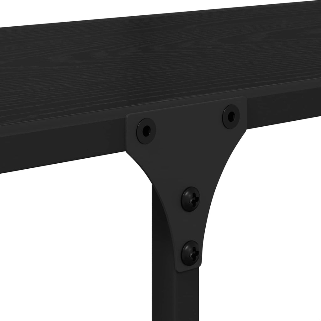 vidaXL Półka na książki Czarny dąb 100 x 32 x 170 cm