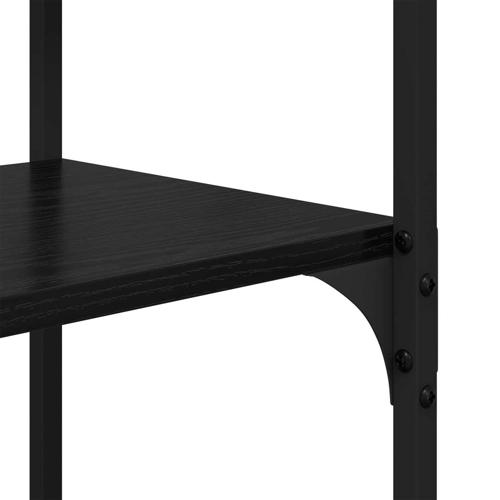 vidaXL Półka na książki Czarny dąb 100 x 32 x 170 cm