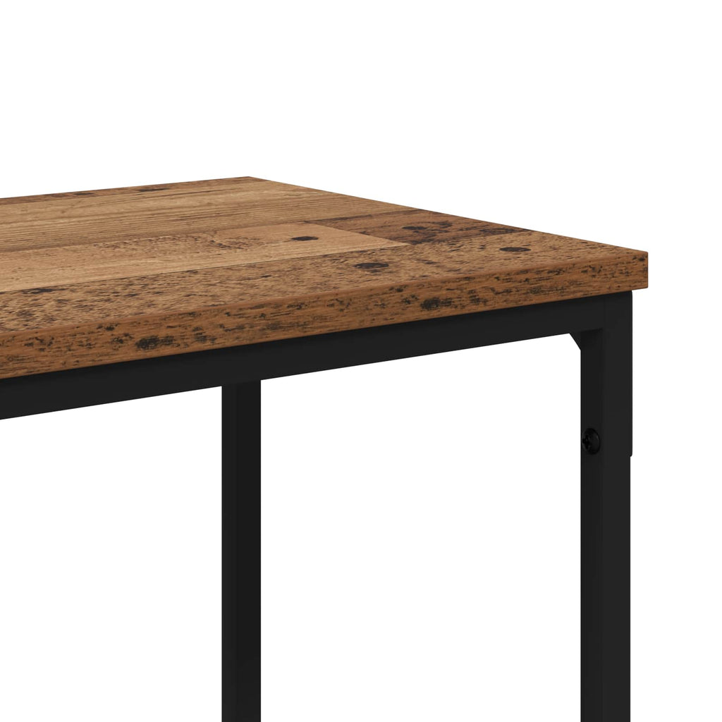 vidaXL Konsola Stare drewno 160 x 30 x 75 cm Materiał drewnopochodny