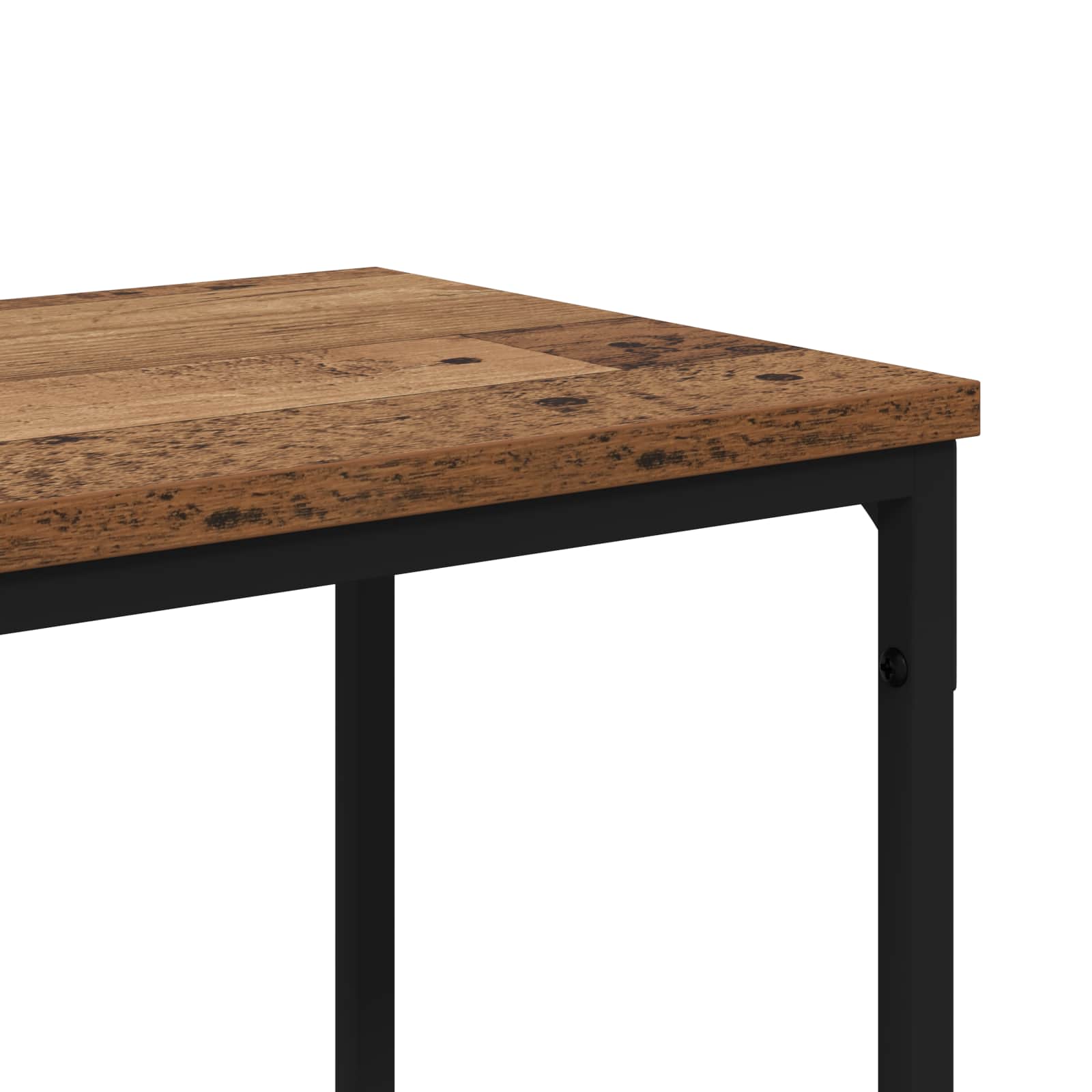 vidaXL Konsola Stare drewno 160 x 30 x 75 cm Materiał drewnopochodny
