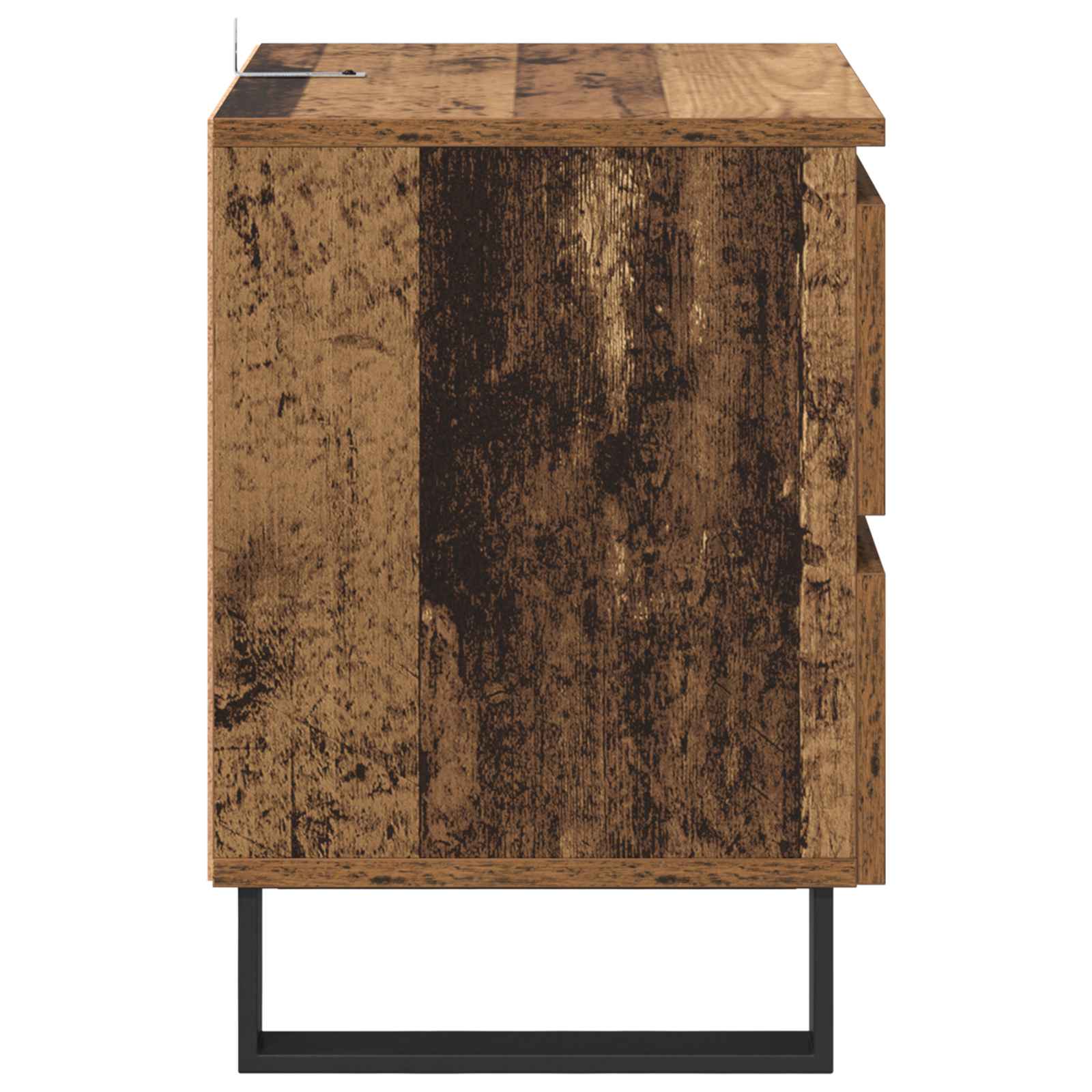 vidaXL Szafka Nocna z szufladą Stare drewno 40 x 35 x 50 cm