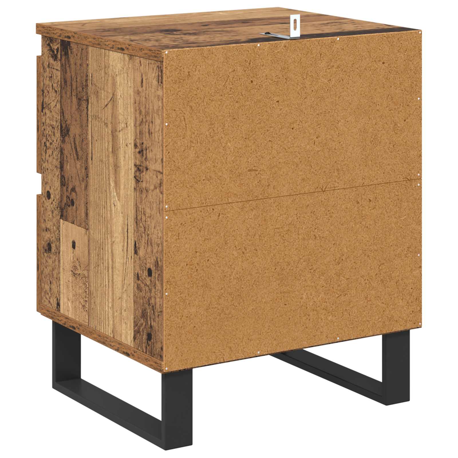 vidaXL Szafka Nocna z szufladą 2 pcs Stare drewno 40 x 35 x 50 cm