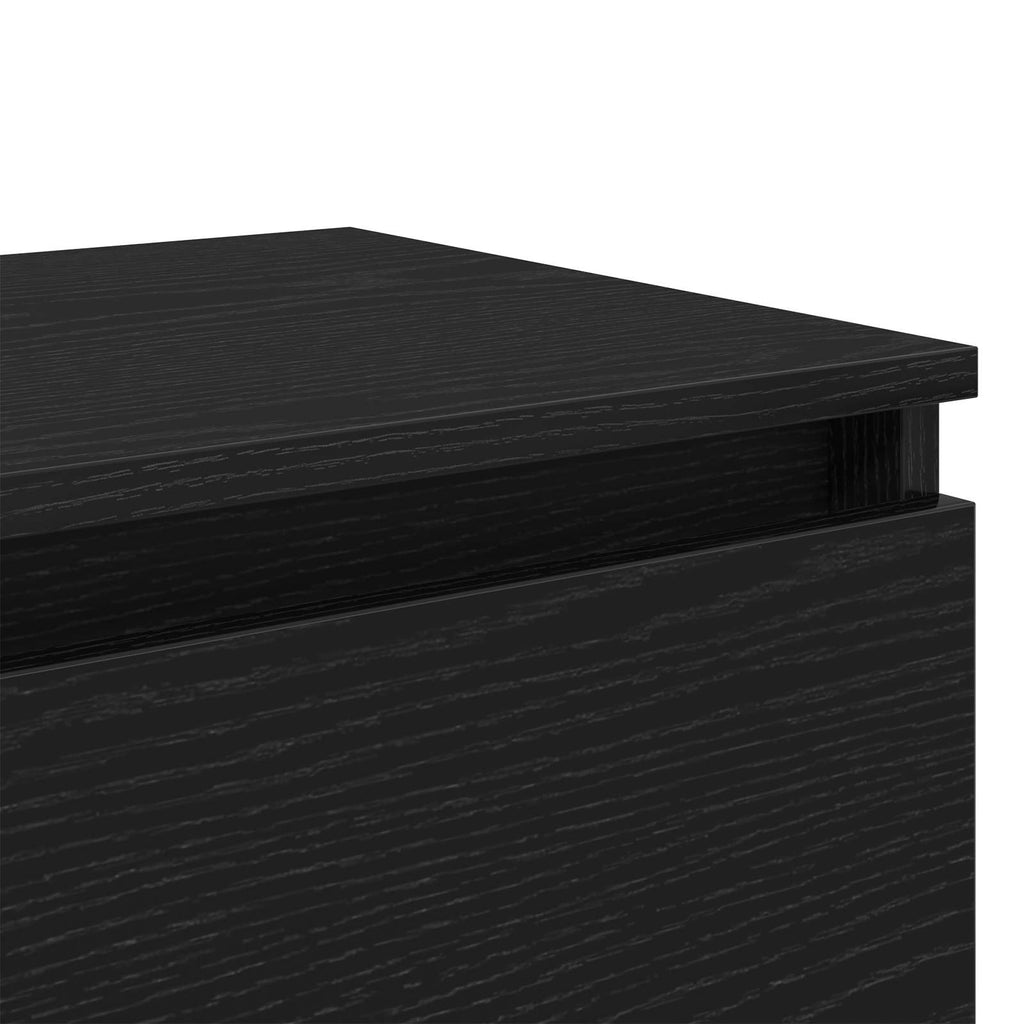 vidaXL Szafka Nocna z szufladą 2 pcs Czarny Dąb 40 x 35 x 50 cm
