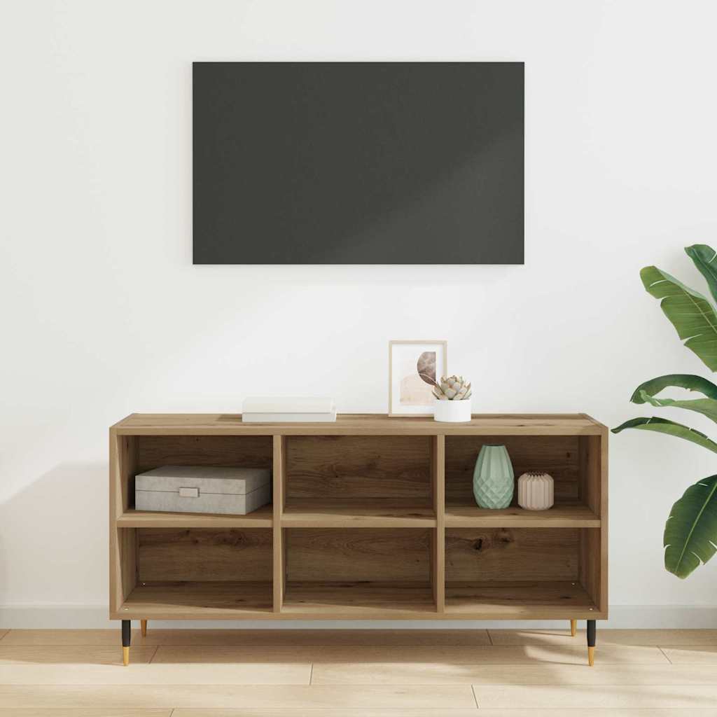 vidaXL Szafka pod telewizor Dąb rzemieślniczy 103,5 x 30 x 50 cm