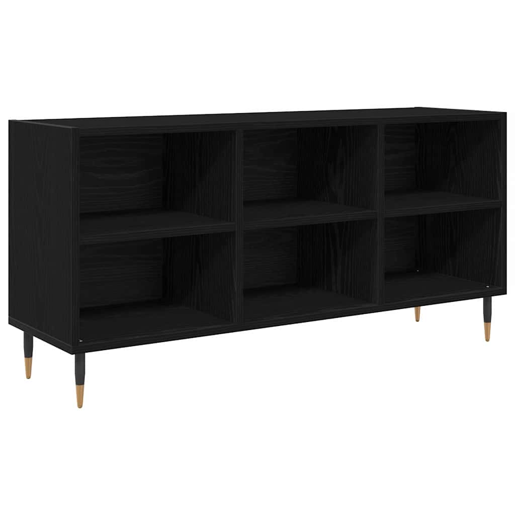 vidaXL Szafka pod telewizor Czarny Dąb 103,5 x 30 x 50 cm