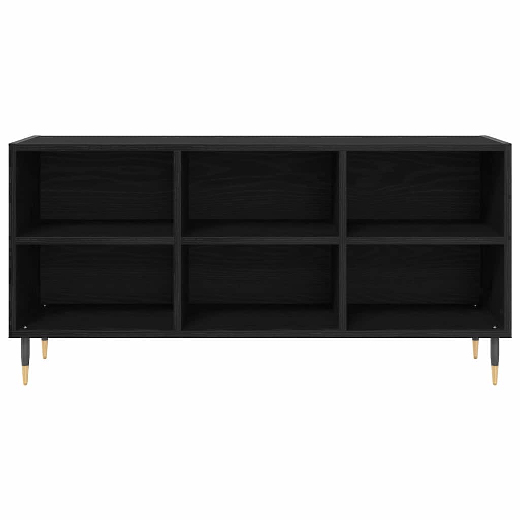 vidaXL Szafka pod telewizor Czarny Dąb 103,5 x 30 x 50 cm