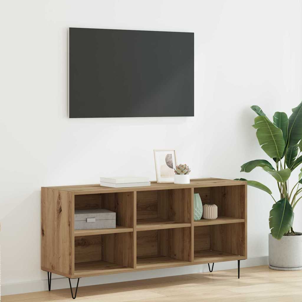 vidaXL Szafka pod telewizor Dąb rzemieślniczy 103,5 x 30 x 50 cm
