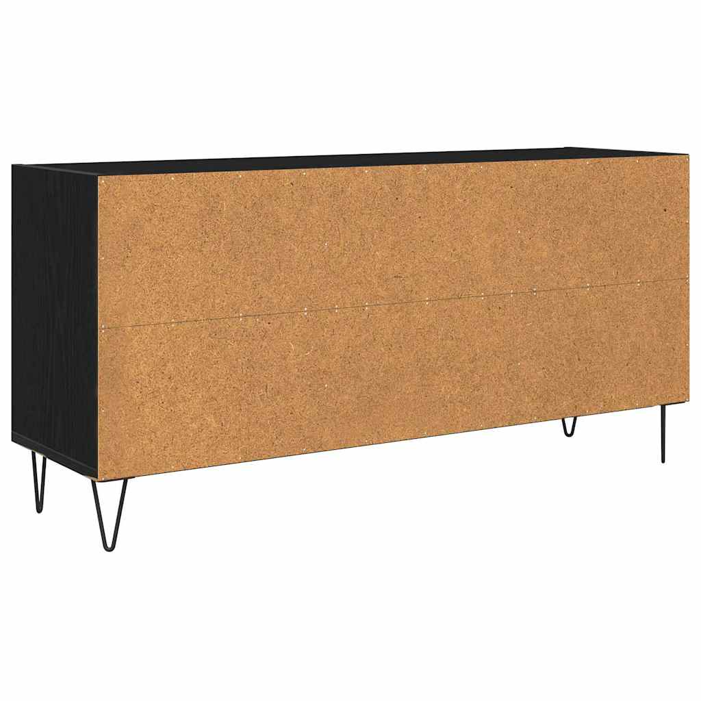 vidaXL Szafka pod telewizor Czarny Dąb 103,5 x 30 x 50 cm