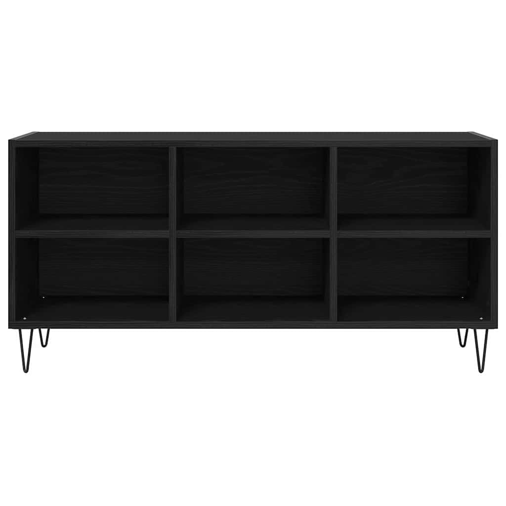 vidaXL Szafka pod telewizor Czarny Dąb 103,5 x 30 x 50 cm