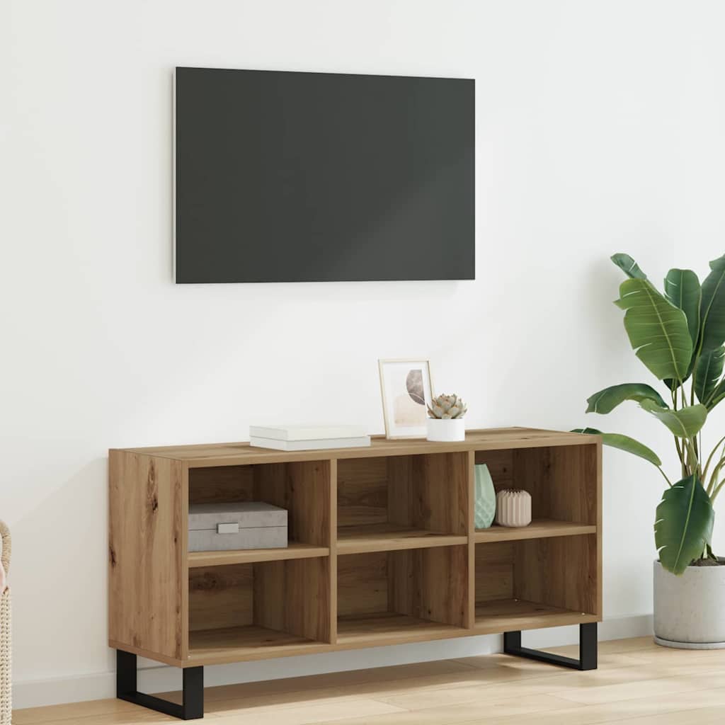 vidaXL Szafka pod telewizor 103,5 x 30 x 50 cm Dąb rzemieślniczy