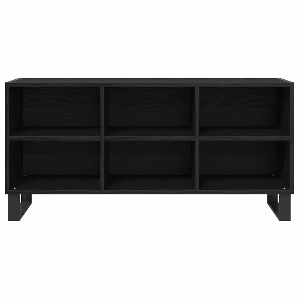 vidaXL Szafka pod telewizor Czarny Dąb 103,5 x 30 x 50 cm