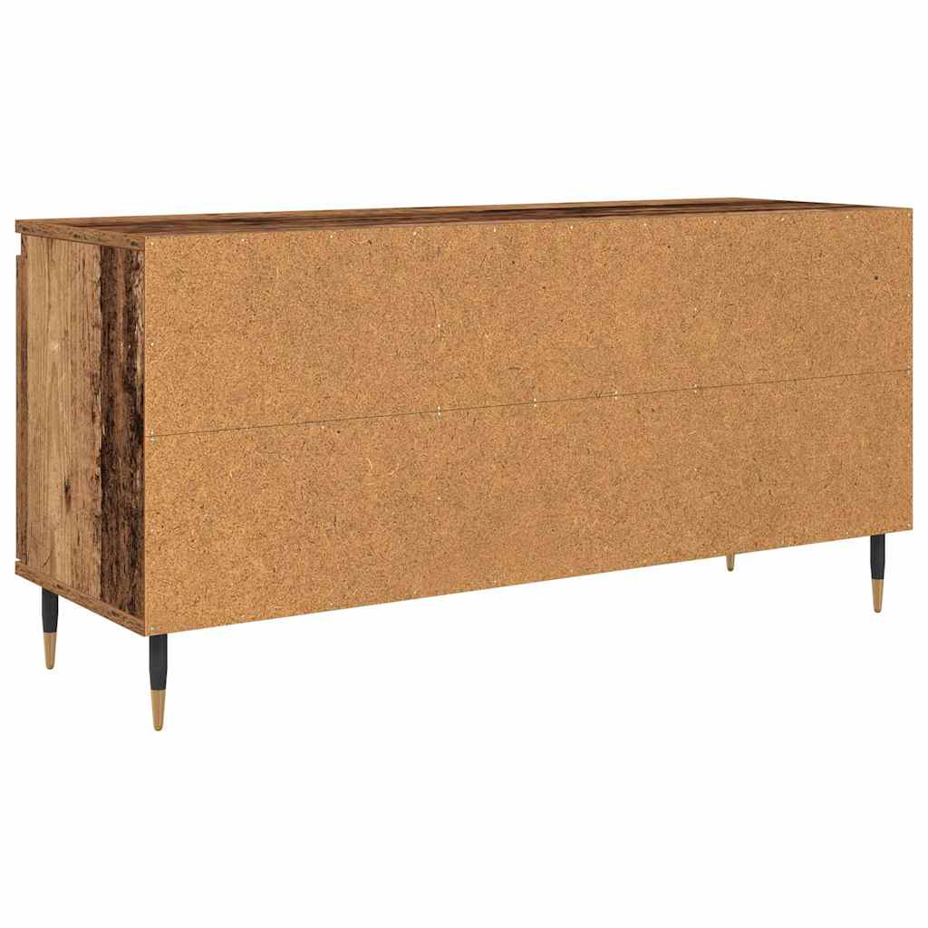 vidaXL Szafka pod telewizor Stare drewno 104 x 35 x 50 cm