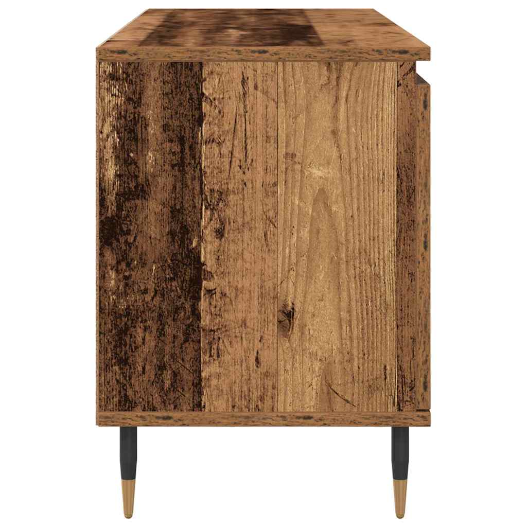 vidaXL Szafka pod telewizor Stare drewno 104 x 35 x 50 cm
