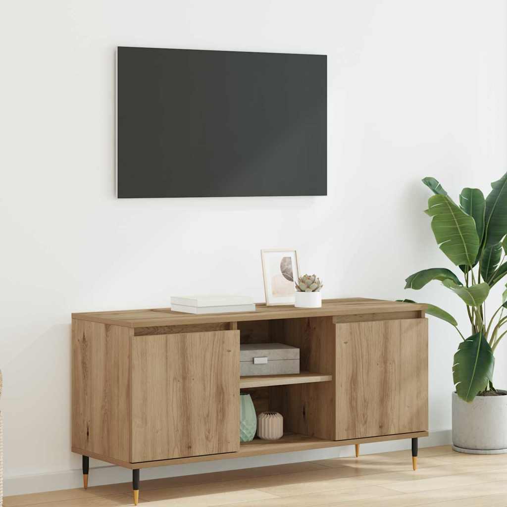 vidaXL Szafka pod telewizor Dąb rzemieślniczy 104 x 35 x 50 cm