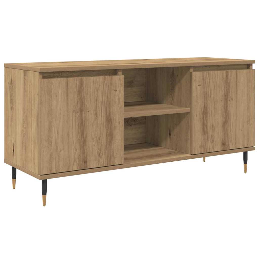 vidaXL Szafka pod telewizor Dąb rzemieślniczy 104 x 35 x 50 cm