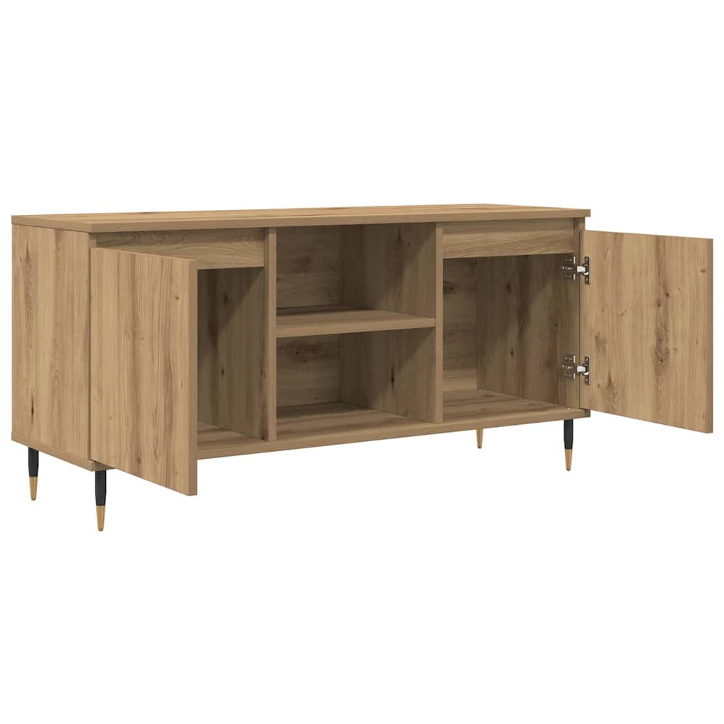 vidaXL Szafka pod telewizor Dąb rzemieślniczy 104 x 35 x 50 cm