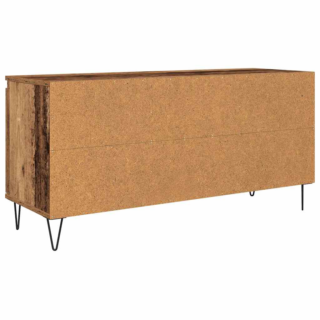 vidaXL Szafka pod telewizor Stare drewno 104 x 35 x 50 cm