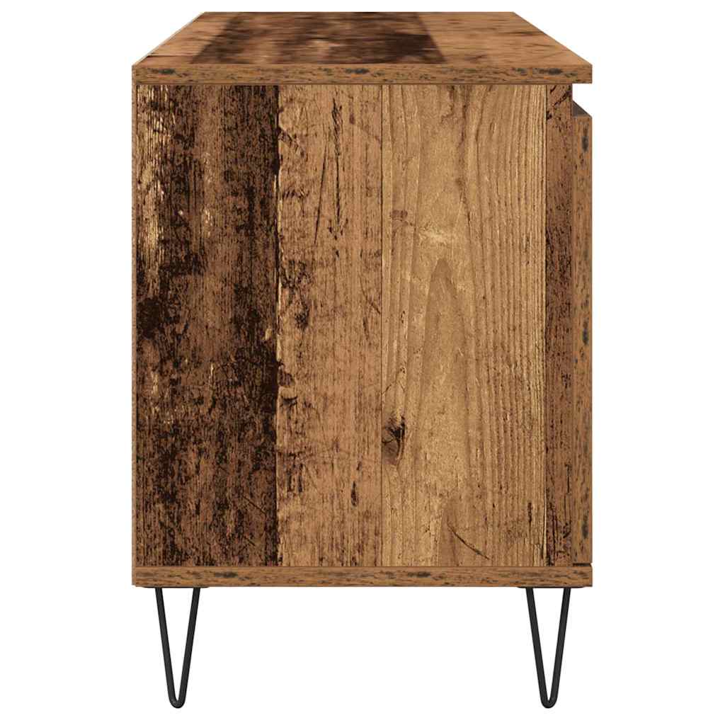 vidaXL Szafka pod telewizor Stare drewno 104 x 35 x 50 cm
